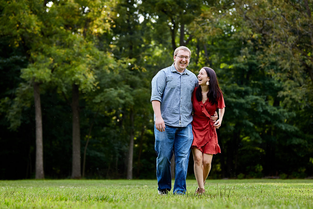 Lake Bloomington Engagement Wedding Photos