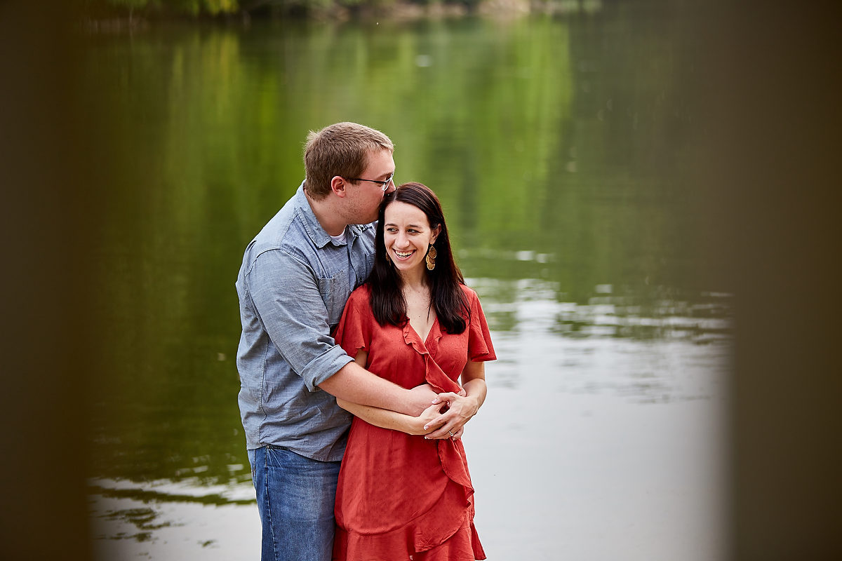 Lake Bloomington Engagement Wedding Photos